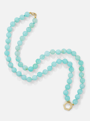 22" Chrysoprase Bead Foundation Necklace MCM