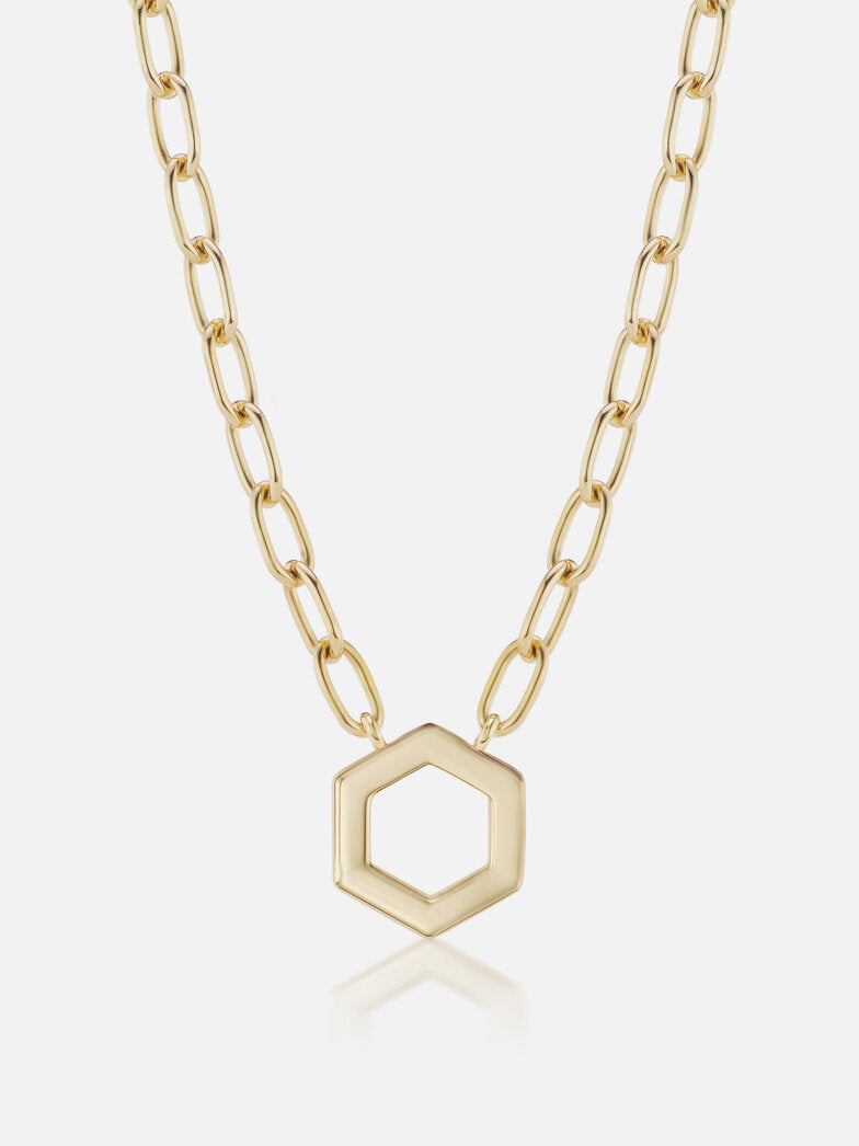 Gold Foundation Cable Chain Necklace