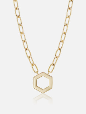 Gold Foundation Cable Chain Necklace