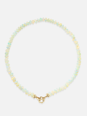 Opal-Perlen-Foundation-Halskette
