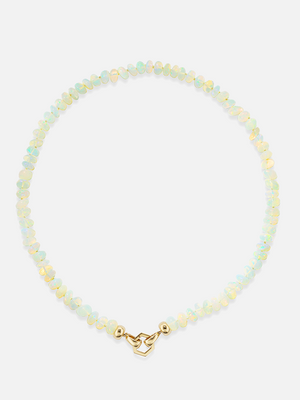 Opal Bead Foundation Necklace