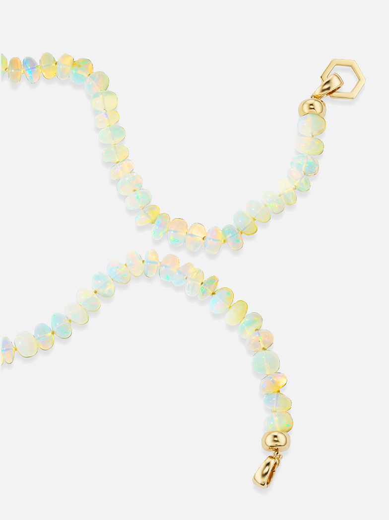 Opal Bead Foundation Necklace