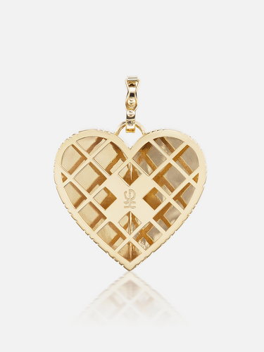 Louis Vuitton Limited Edition Heart Necklace Fall In Love Gold in