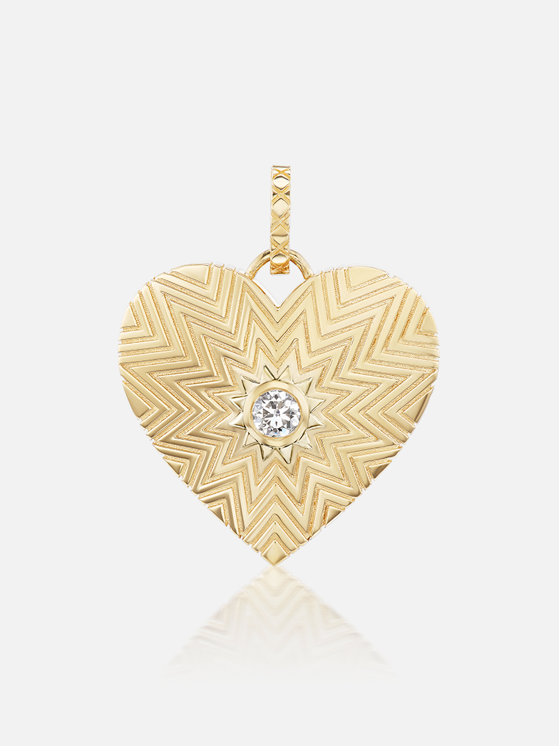 Diamond Gold Heart to benefit Everytown