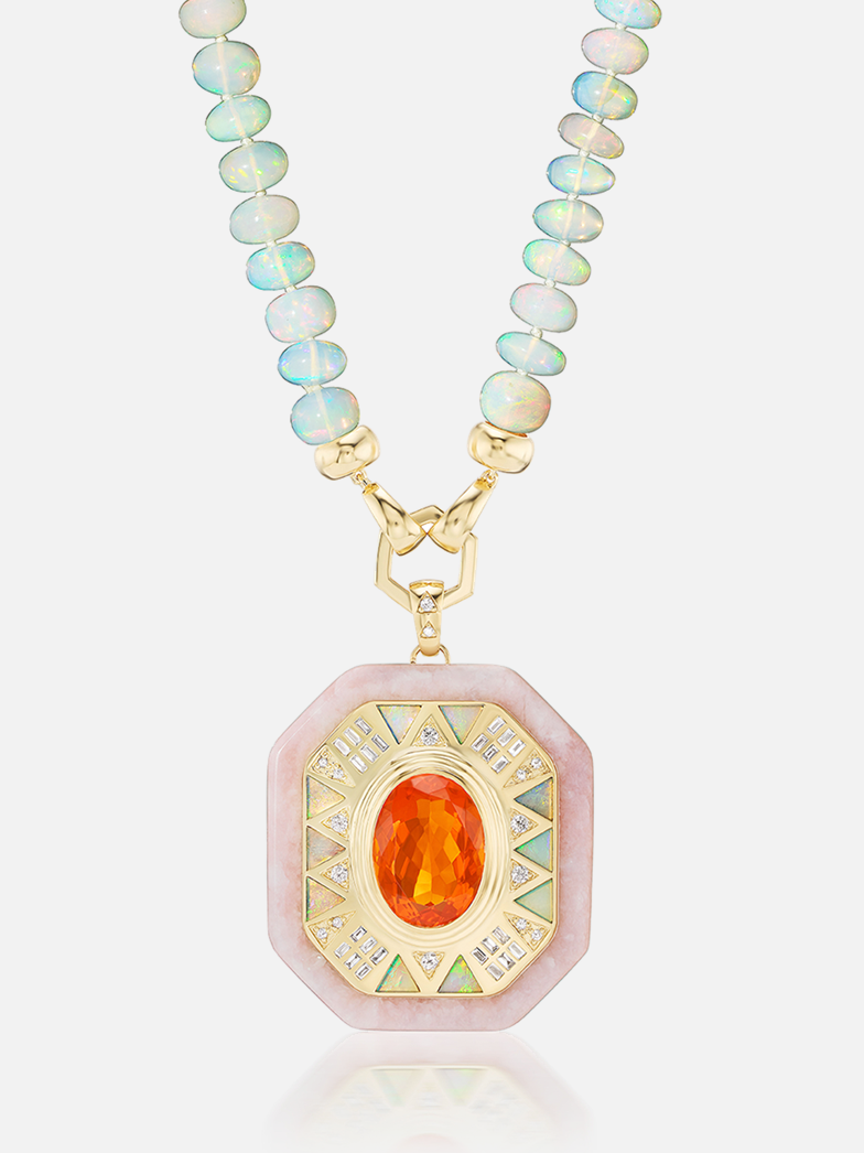 Triple Opal Pendant