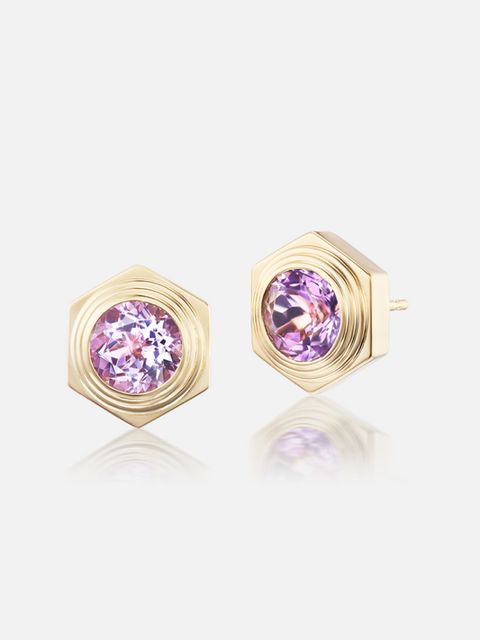 Hexed Stud Earrings
