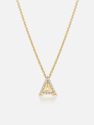 Initial Necklace | Sahira Jewelry Design