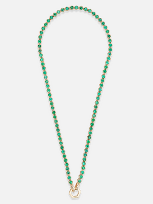 Emerald Tennis Necklace