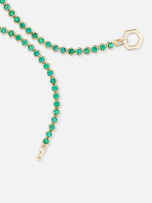 Emerald Tennis Necklace