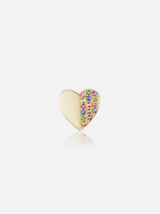 Tiny Heart Stud Earrings