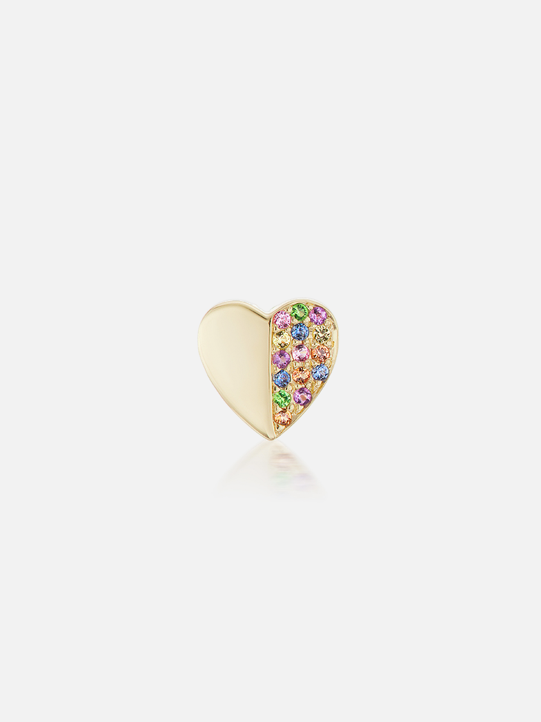 Heart Stud Single