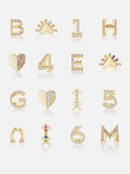 Tiny Horseshoe Stud Earring Single