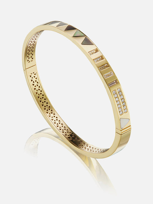 Juju Bangle, Triangle Inlay
