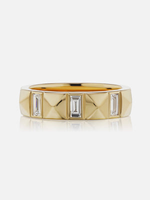 Diamant-Pyramide-Baguette-Band