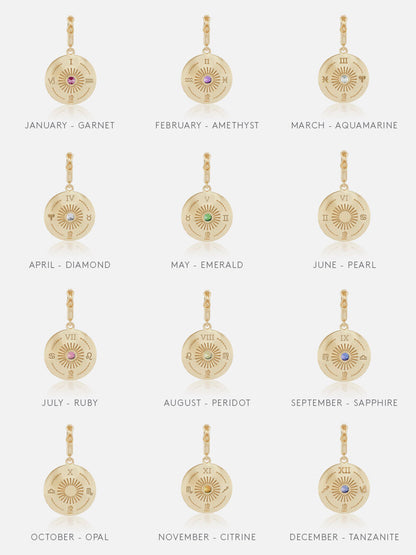 Mini Sun Sign Medallion