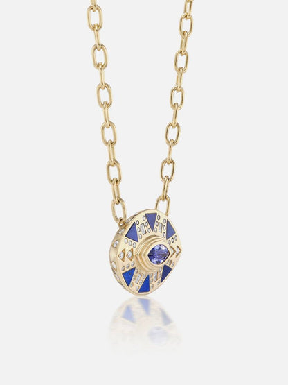 16" Cleopatra's Eye Pendant Necklace