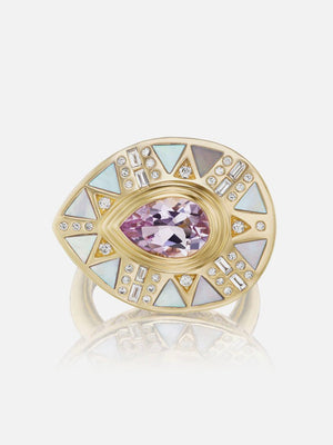Cleopatra's Tear Cocktail Ring
