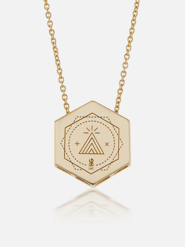 ★SENTIMENTS★ NO.627 [BURNISH] NECKLACE Hand Stamped Sunburst Necklace – Burnish