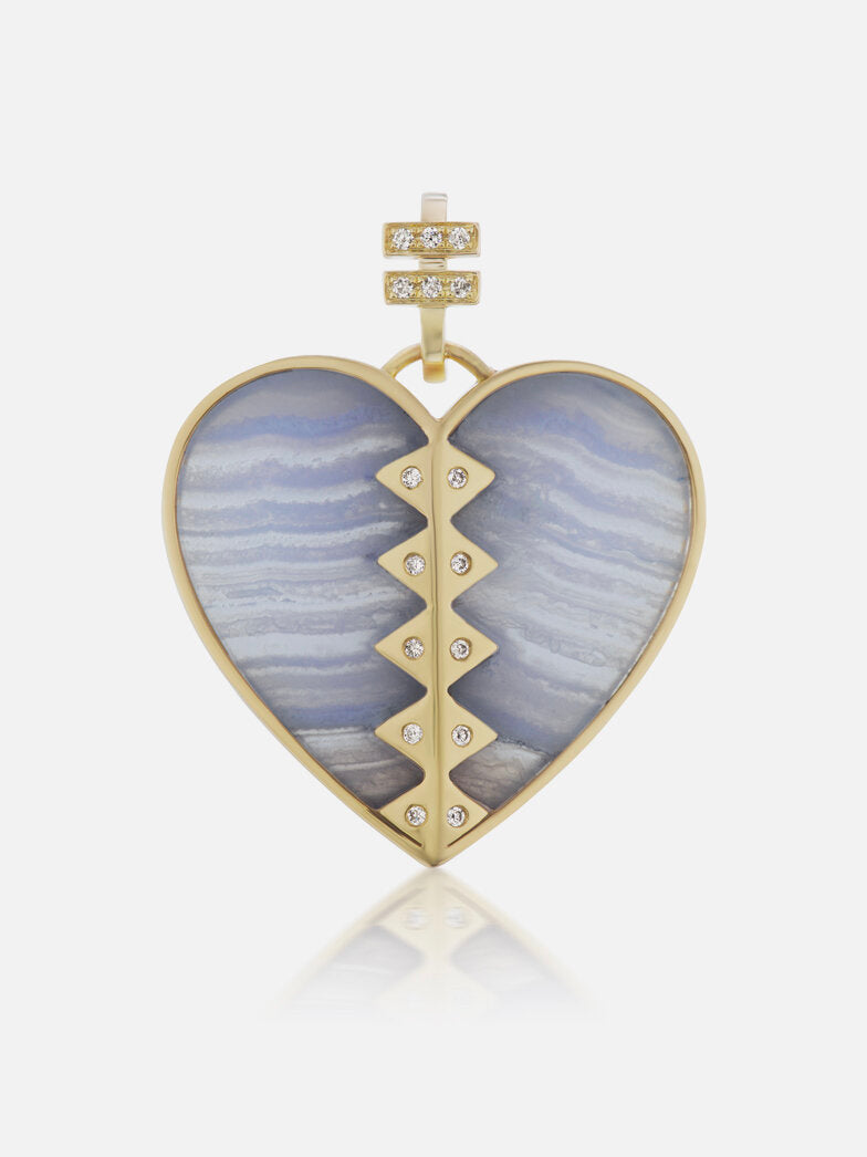 Chalcedony Heart to benefit Futures Without Violence