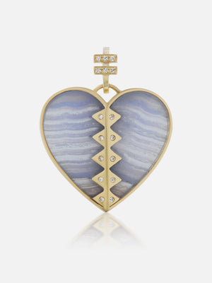 Chalcedony Heart to benefit Futures Without Violence