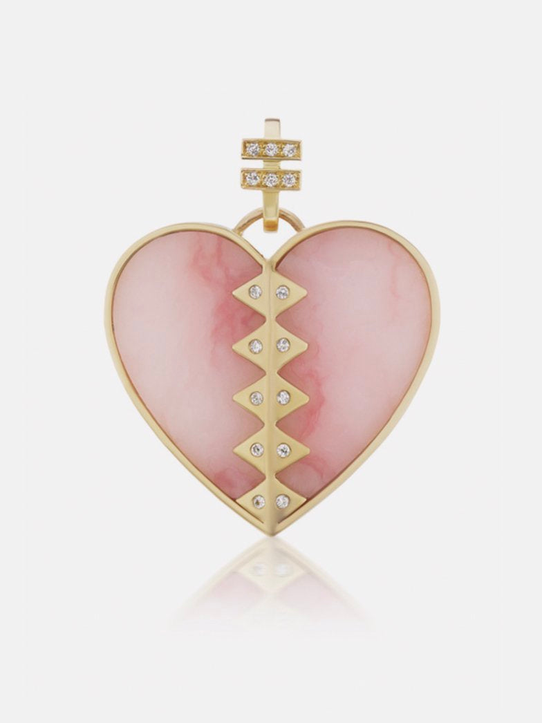 Pink Opal Heart to Benefit Every Mother Counts