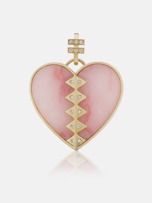 Pink Opal Heart to Benefit Every Mother Counts