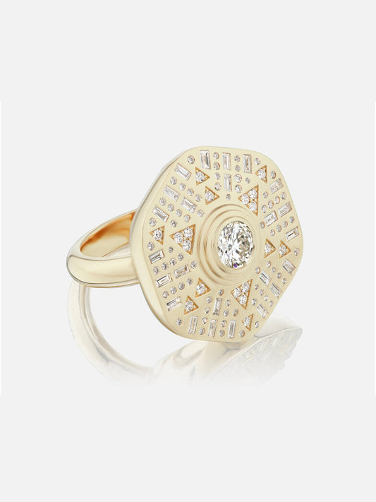 Stardust Major Cocktail Ring