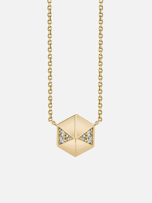 Pyramid Stud Necklace