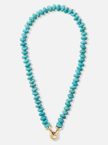 Turquoise Beads Pendant Necklace — Pauletta Brooks Wearable Art